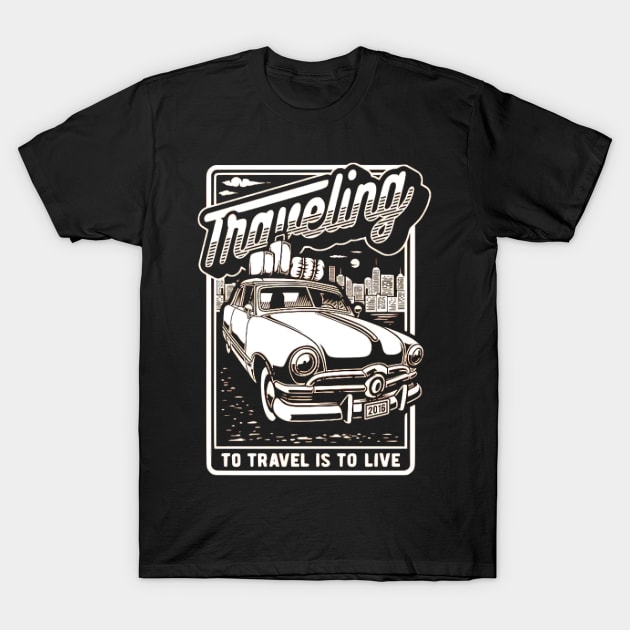 Traveling T-Shirt by Permana Store official